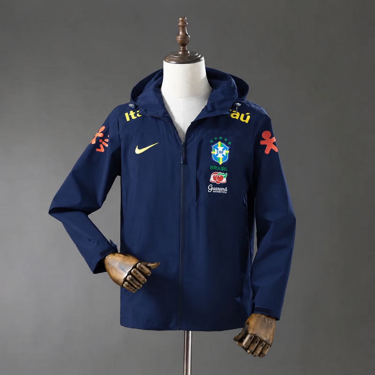 Bleu Marine – Nike Veste Brésil