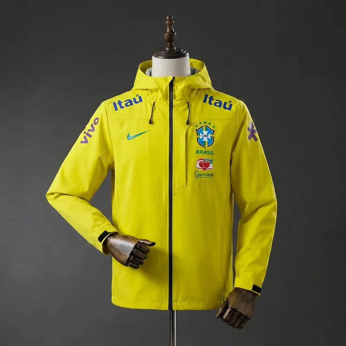 Jaune – Nike Veste Brésil, vue 1