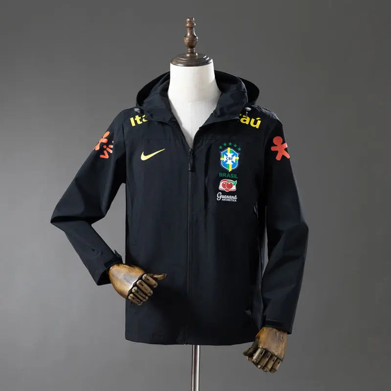 Noir – Nike Veste Brésil, vue 1