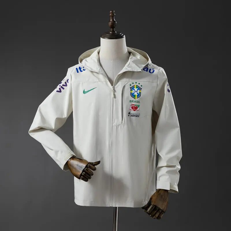 Blanc – Nike Veste Brésil, vue 1